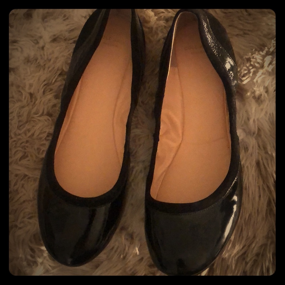 Cole Haan Patent Flats! Sz 9.5